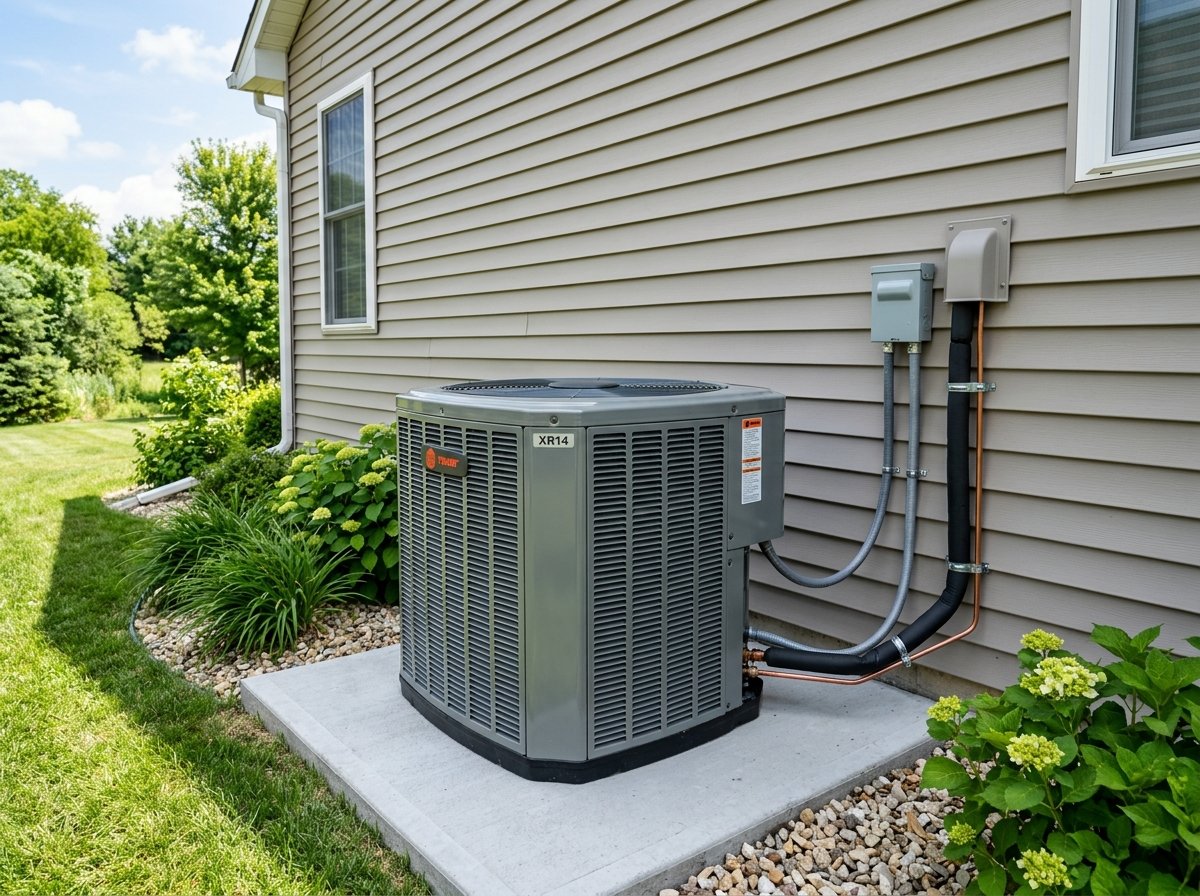 Completed HVAC Services Job site photo